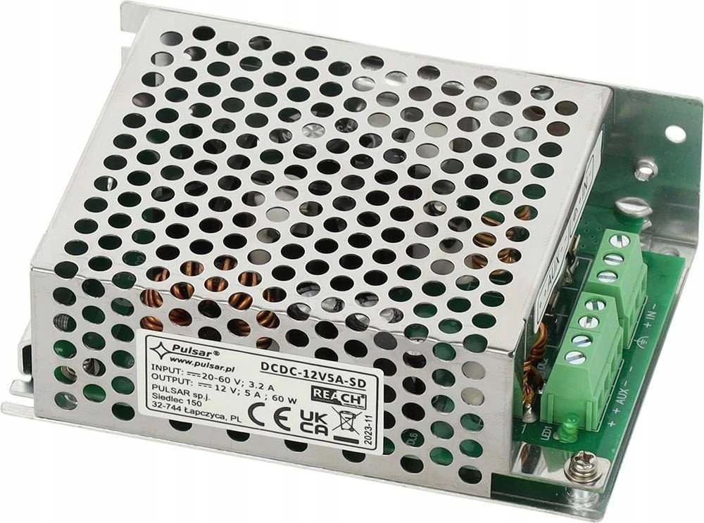 MAITINIMO KEITIKLIS DCDC-12V5A-SD PULSAR