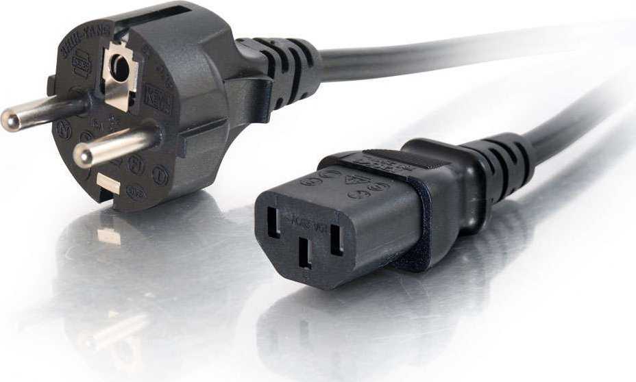 Maitinimo laidas C2G Kabelis / 2 m universalus maitinimo laidas CEE 7/7