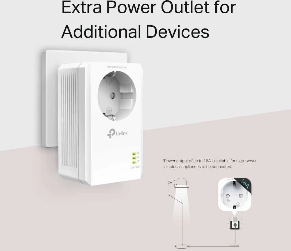 Maršrutizatorius Adapterio maitinimo linija TP-Link TL-PA7017P KIT