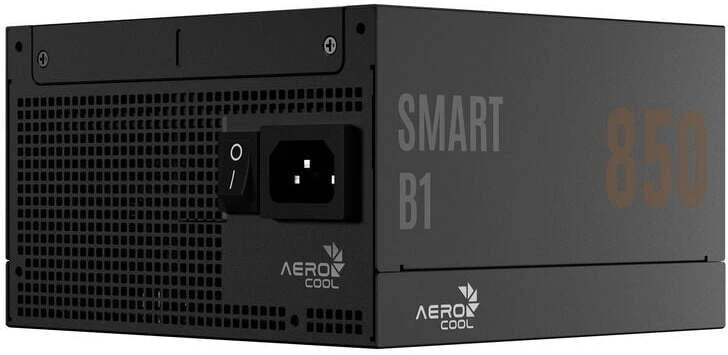 AeroCool Smart B1 80 PLUS Bronze maitinimo blokas, PCIe 5.1, ATX 3.1 – 850 W, juodas
