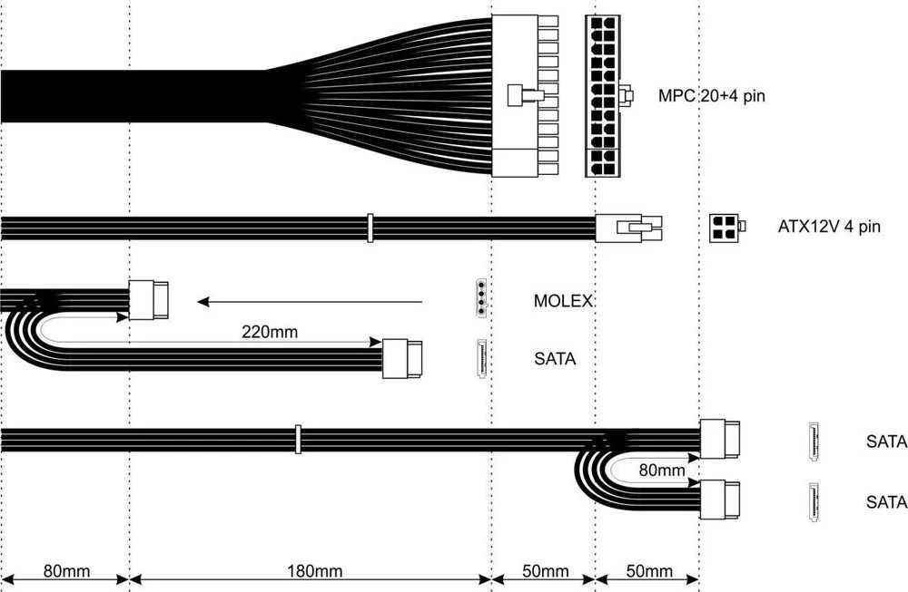 Akyga maitinimo šaltinis TFX 250W AK-T1-250 80+ auksinis 8cm ventiliatorius aktyvus PFC APFC