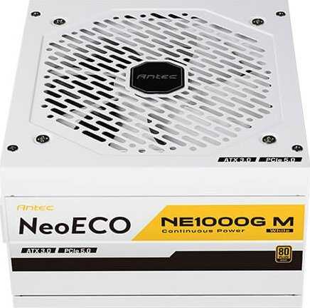 Maitinimo šaltinis Antec NeoECO NE1000G M Baltas ATX 3.0 1000W (0-761345-11790-6)