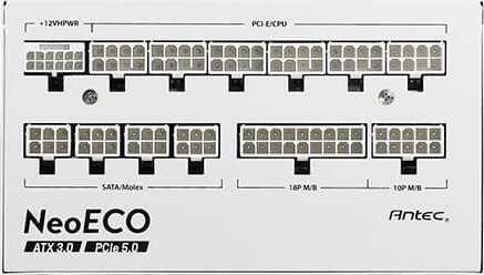 Maitinimo šaltinis Antec NeoECO NE1000G M Baltas ATX 3.0 1000W (0-761345-11790-6)
