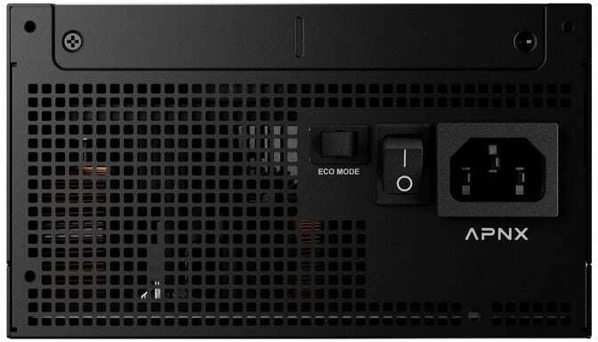 APNX MAX G1 850W 80 PLUS Gold maitinimo šaltinis, ATX 3.1, PCIe 5.1, pilnai modulinis, kompaktiškas – 850 vatų, juodas