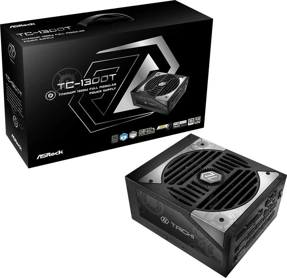 Maitinimo šaltinis ASRock Taichi 1300W Titanium (TC-1300T)