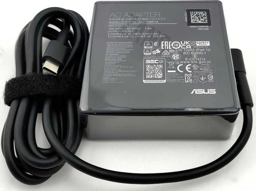 Maitinimo šaltinis Asus ASUS 0A001-01090100 adapter zasilający/ inwentor Wewnętrzna 100 W Juodas
