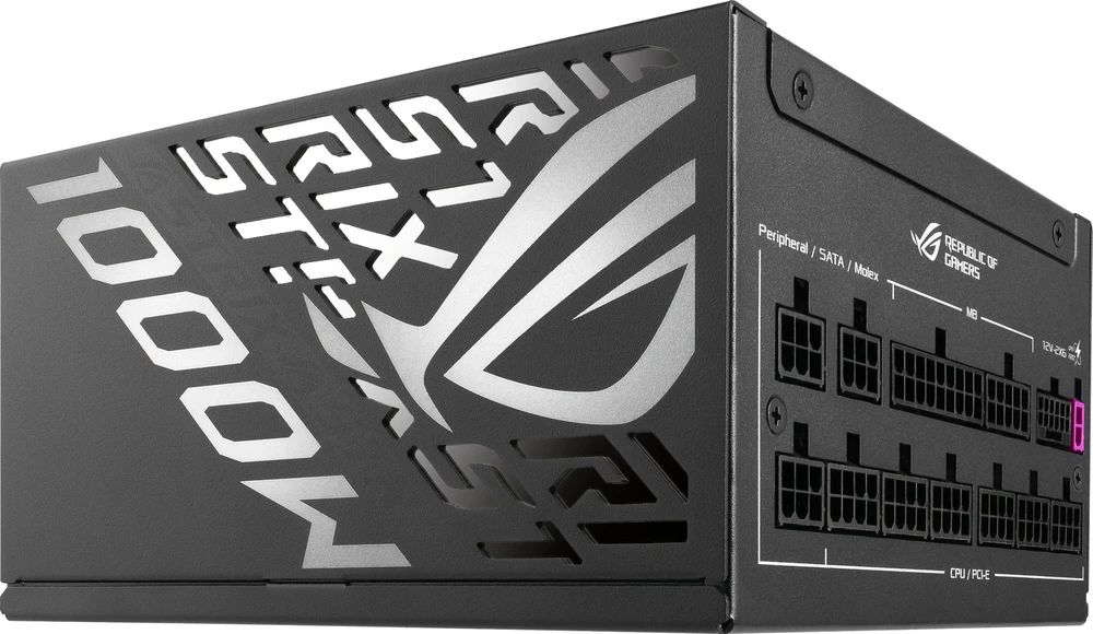 Maitinimo šaltinis Asus ROG Strix Platinum 1000W + kabelis ROG Equalizer (ROG-STRIX-1000P-GAMING-E)