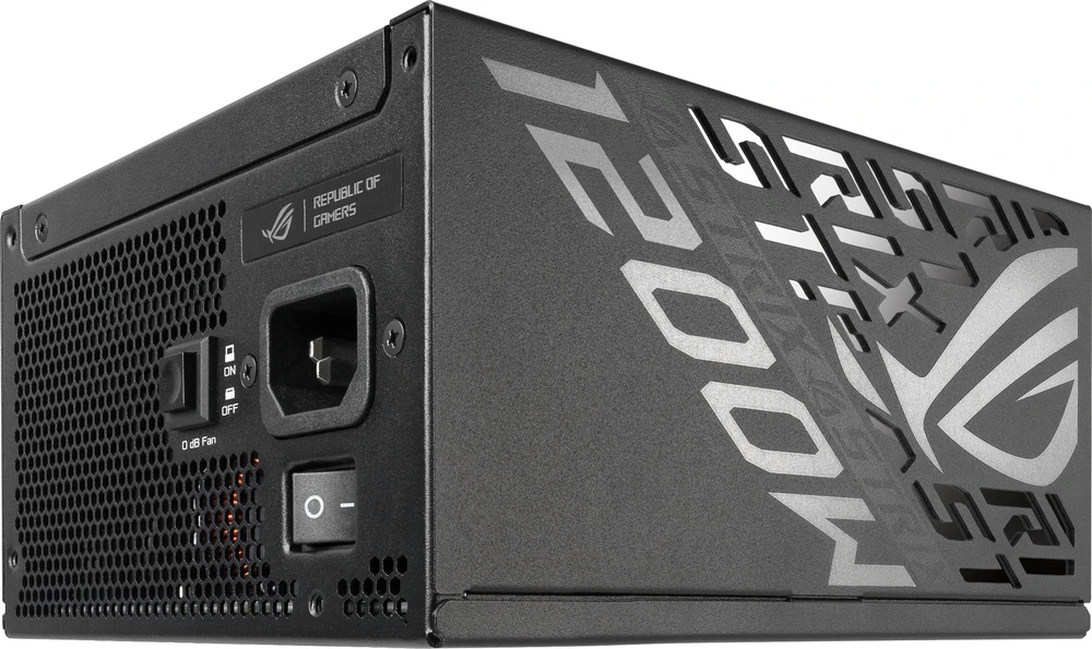 ASUS ROG -STRIX-1200P-GAMING-E maitinimo blokas 1200 W 20+4 pin ATX ATX Juoda, Multi spalvos