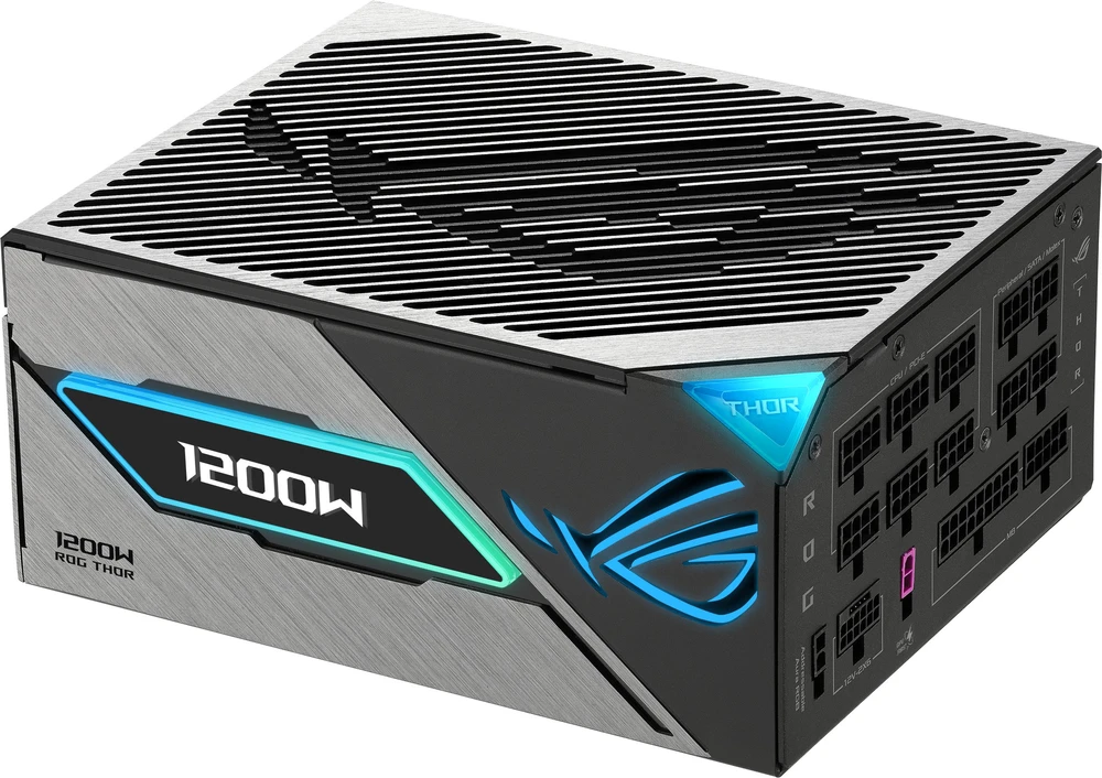 ASUS ROG -THOR-1200P3-GAMING-E maitinimo blokas 1200 W 24-pin ATX ATX Juoda