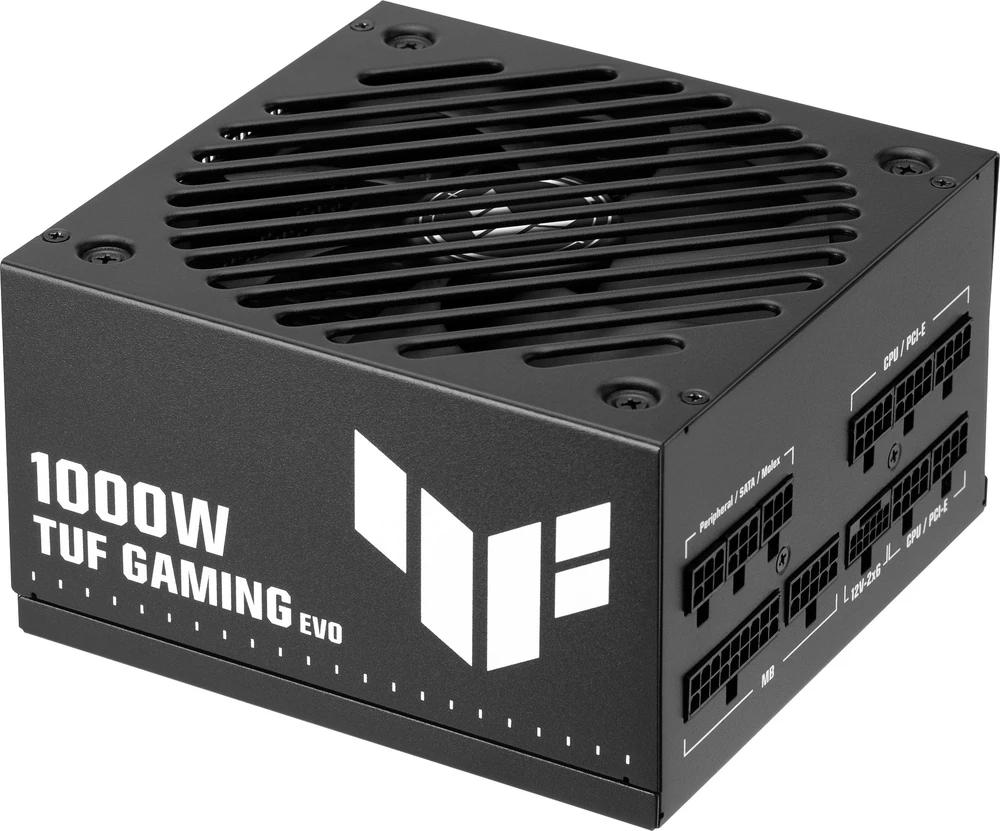 ASUS TUF Gaming 1000W Gold EVO maitinimo blokas 20+4 pin ATX ATX Juoda