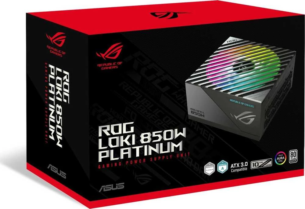 Maitinimo blokas ASUS ROG LOKI SFX-L 850W Platinum