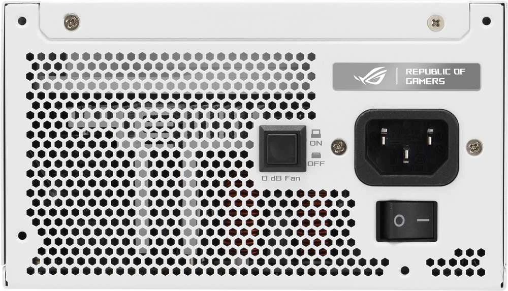 ASUS ROG Strix 1000W Platinum, 80 PLUS Platinum power supply, modular, PCIe 5.1 – 1,000 watts, baltas