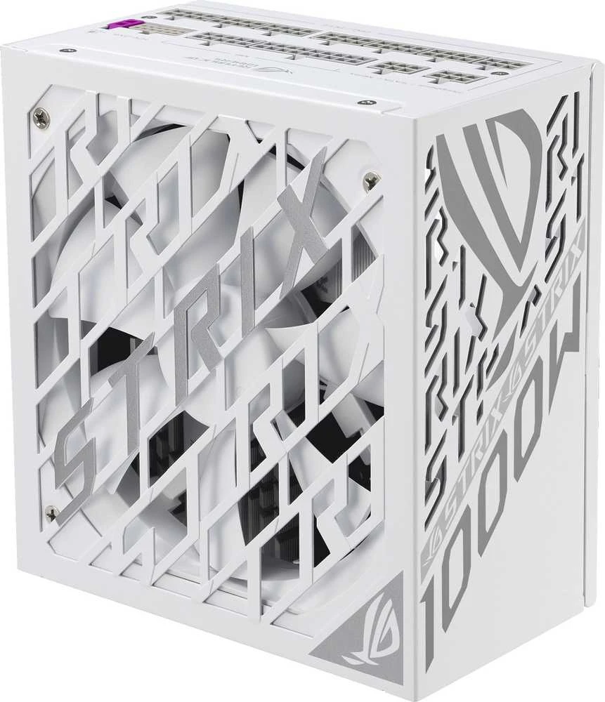 ASUS ROG Strix 1000W Platinum, 80 PLUS Platinum power supply, modular, PCIe 5.1 – 1,000 watts, baltas