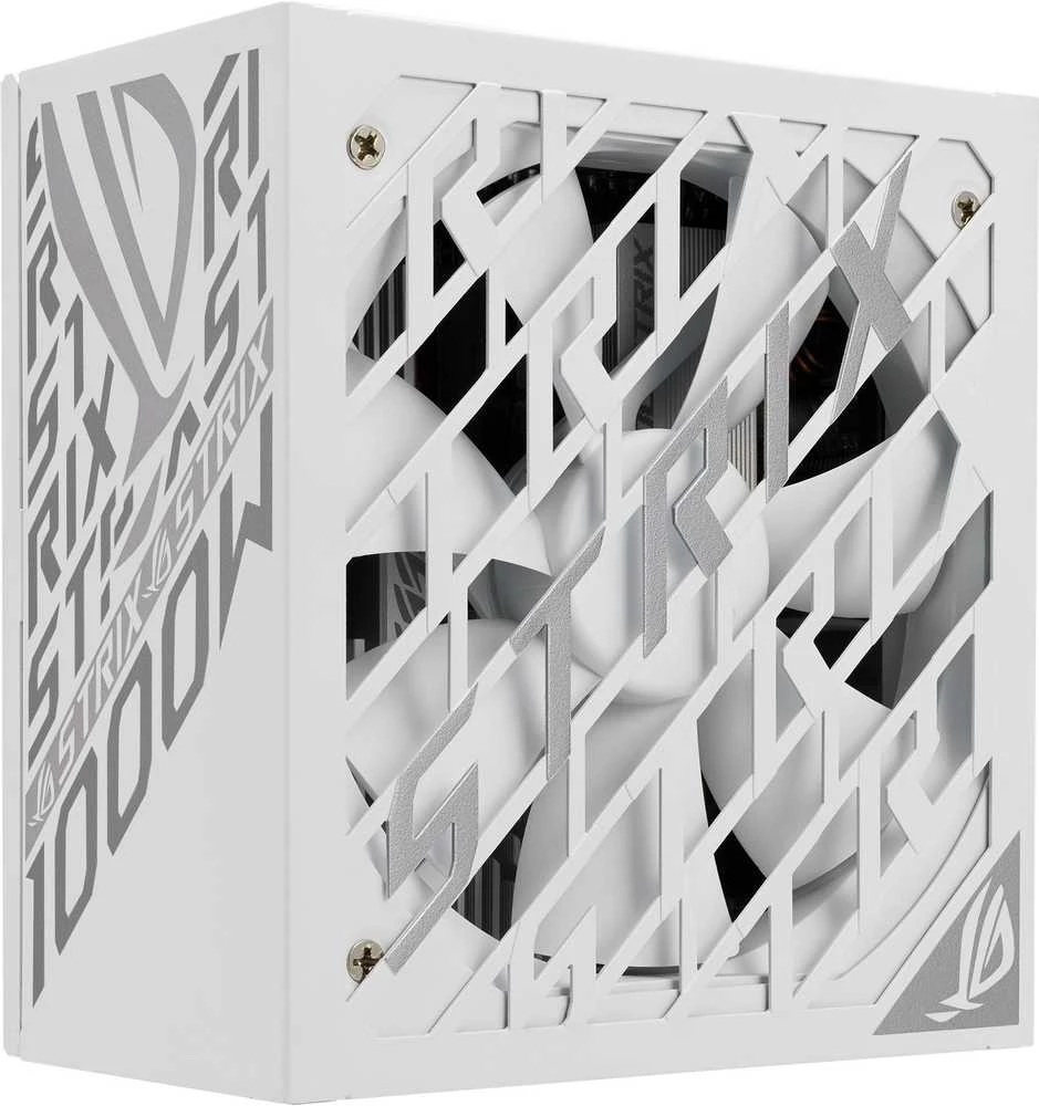 ASUS ROG Strix 1000W Platinum, 80 PLUS Platinum power supply, modular, PCIe 5.1 – 1,000 watts, baltas