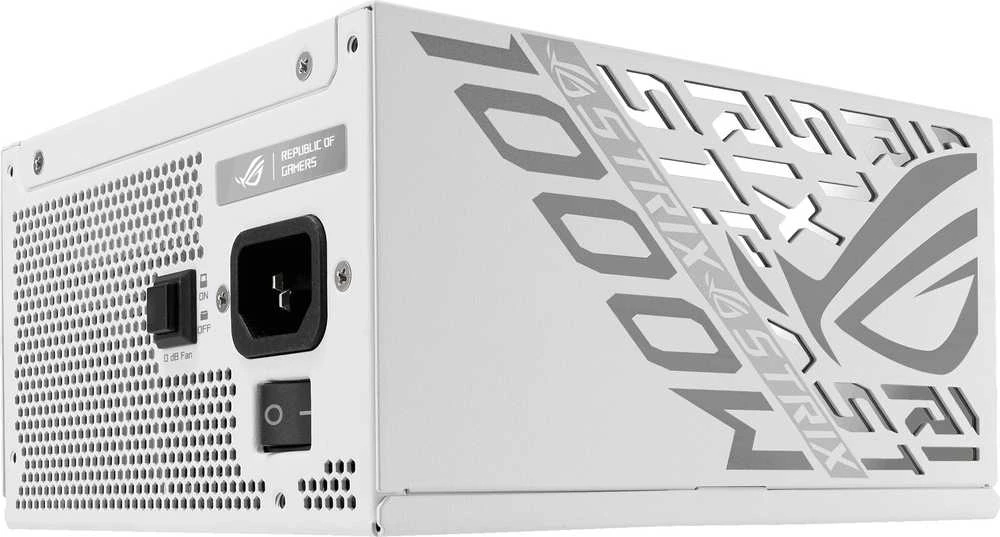 ASUS ROG Strix 1000W Platinum, 80 PLUS Platinum power supply, modular, PCIe 5.1 – 1,000 watts, baltas