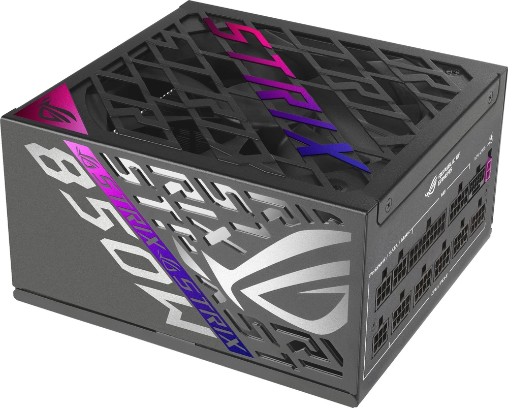 ASUS ROG Strix 850P Platinum, 80 PLUS Platinum maitinimo blokas, modulinis, PCIe 5.1 – 850 vatų