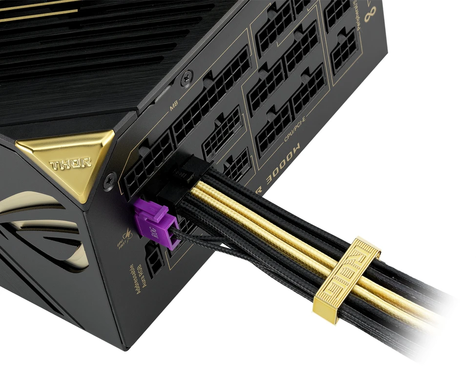 Maitinimo šaltinis Asus ROG Thor 3000W Titanium III Edition 20 moduł zasilaczy 20+4 pin ATX ATX juoda (90YE00VA-B0NA00)