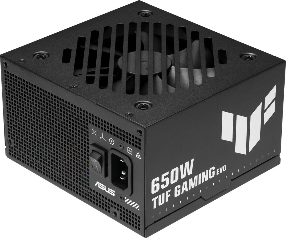 ASUS TUF-GAMING-650B-EVO maitinimo blokas 650 W 20+4 kontaktų ATX ATX Juodas
