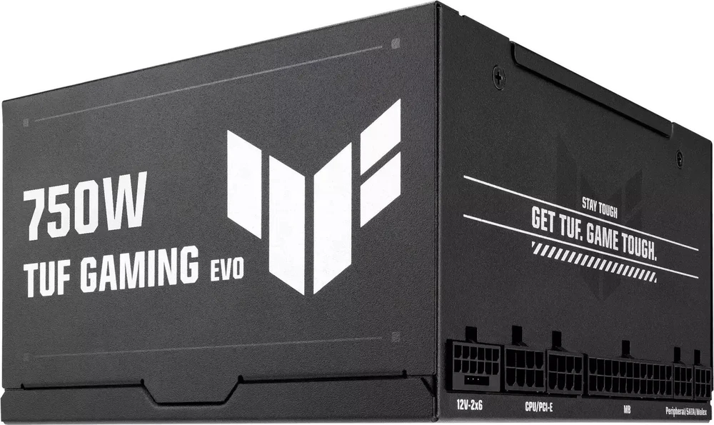 ASUS TUF-GAMING-750G-EVO maitinimo blokas 750 W 20+4 kontaktų ATX ATX Juodas