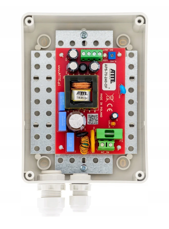 SMPS 24V 3A 72W ATTE APS-70-240-S1 maitinimo šaltinis