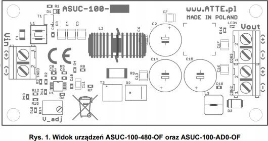 ATTE ASUC-100-AD0-OF grandinės schema