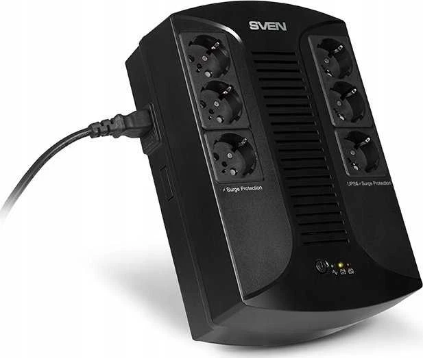 „Sven UP-L1000E“ šaldytuvo pakaitinis nepertraukiamo maitinimo šaltinis (UPS), ~230 V, 510 W.
