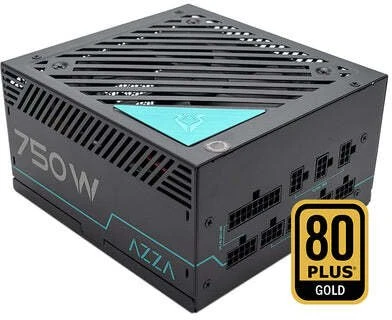 Maitinimo šaltinis Azza PSAZ-750W ARGB 80 Plus Bronze ATX Juodas