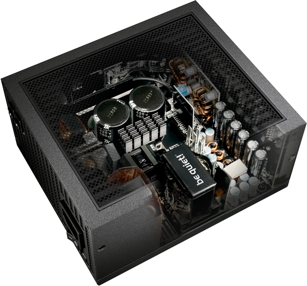 Be quiet! Dark Power 14 850 W - 80 Plus Titanium maitinimo blokas 20+4 kontaktų ATX ATX Juodas
