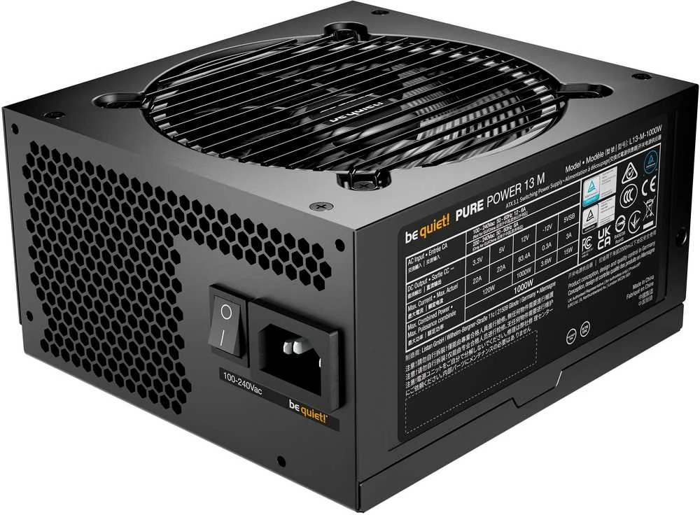 Be Quiet! tyliai! Grynoji galia 13 M 1000 W