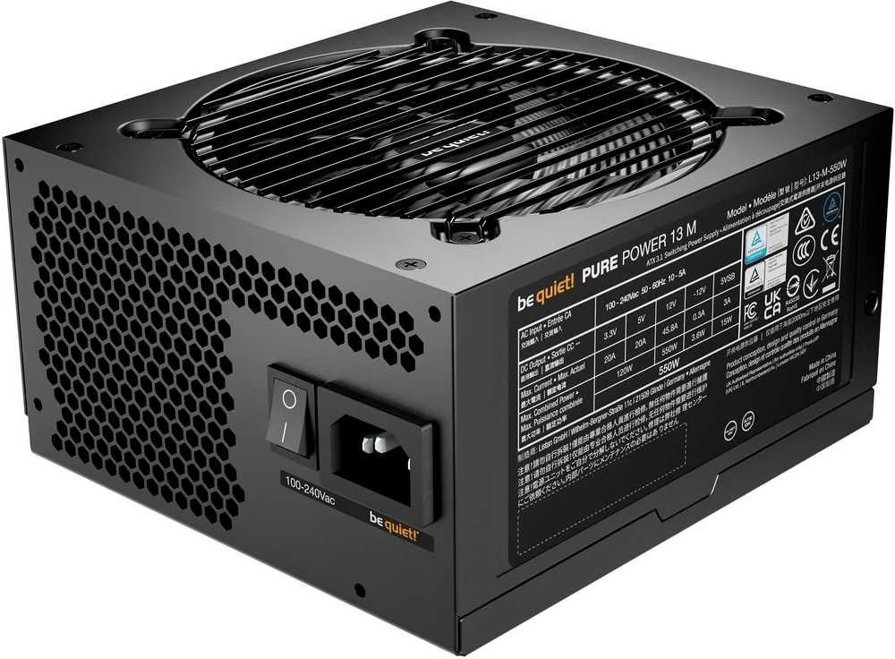 Be Quiet! tyliai! „Pure Power“ 13 M 550 W