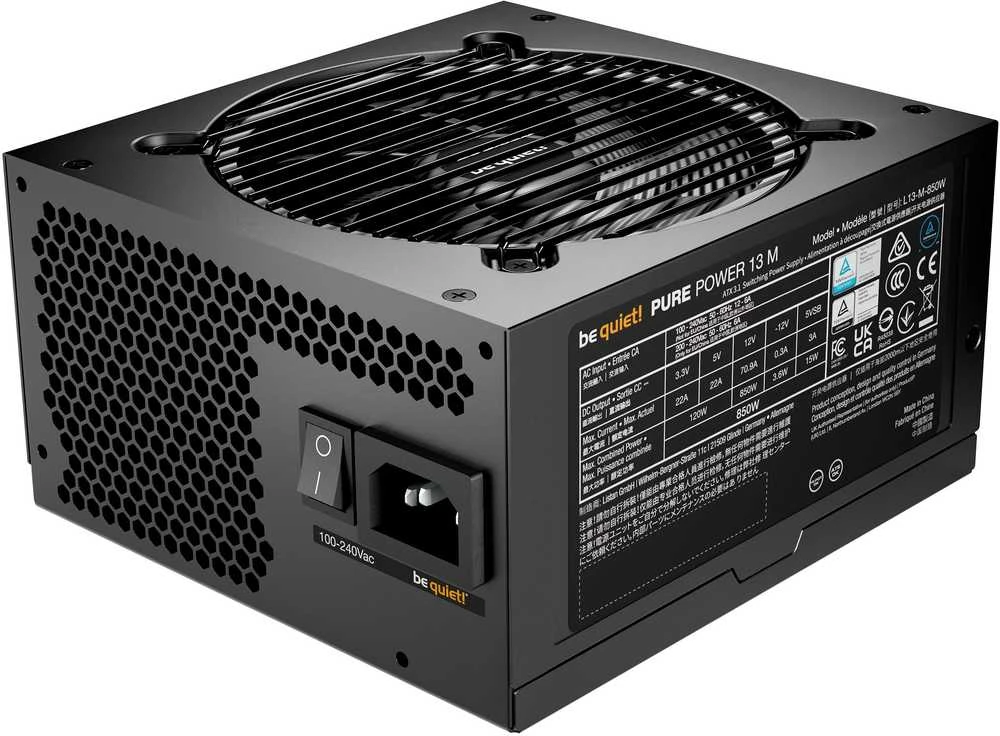 Be Quiet! tyliai! „Pure Power“ 13 M 850 W