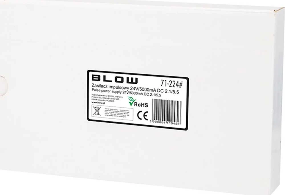 Blow Impulsinis maitinimo šaltinis 24V 5A 2.1x5.5