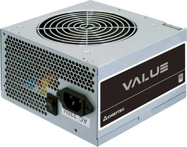 CHIEFTEC Value 500W efficacity 80p.c. ATX 12V 2.3 Cables 1x20+4PIN ATX 3xSATA 2xMolex 1x4PIN 12V 1x8PIN 6 + 2 PCIe