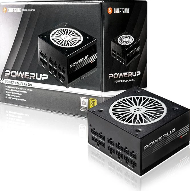 CHIEFTEC PowerUp 650W ATX 12V 80 Plus Gold PFC