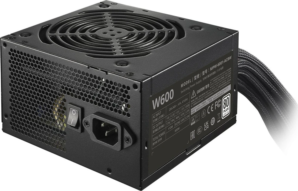 Cooler Master Elite NEX W600 600 W maitinimo šaltinis (MPW-6001-ACBW-BE1)