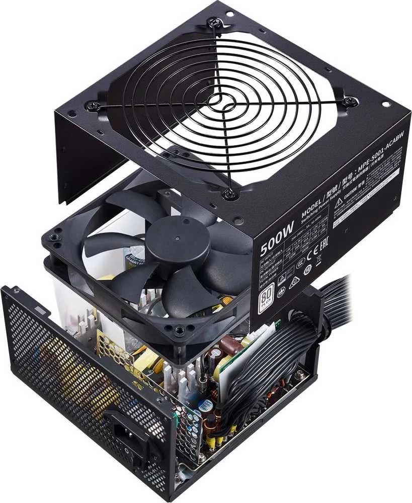 Maitinimo šaltinis Cooler Master MWE Baltas V2 500W (MPE-5001-ACABW-NL)