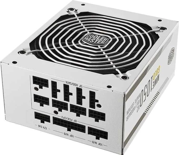 „Carruzzo Cooler Master MWE Gold 1050 V2 ATX 3.1 Baltas First Edition“ blokai 1050 W 24 kontaktų ATX Balta