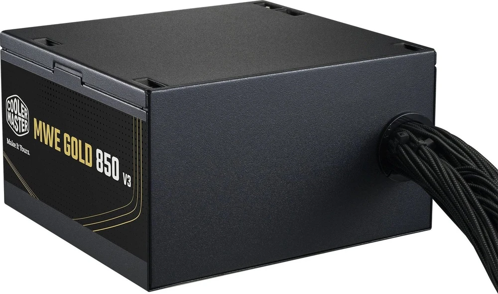 „Carruzzo Cooler Master MWE GOLD 850 V3“ priežiūros blokas, 850 W, 24 kontaktų, ATX, ATX, Judada
