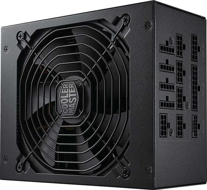 „Cooler Master MWE V2“, 80 PLUS auksinis maitinimo šaltinis, modulinis, PCIe 5.1 - 1.250 W, juodas