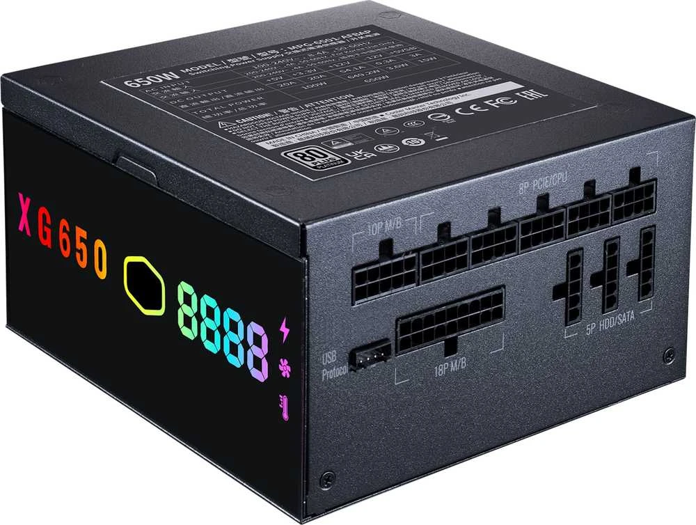 COOLER MASTER PSU XG Plus 650W Modular 80+ Platinium ARGB