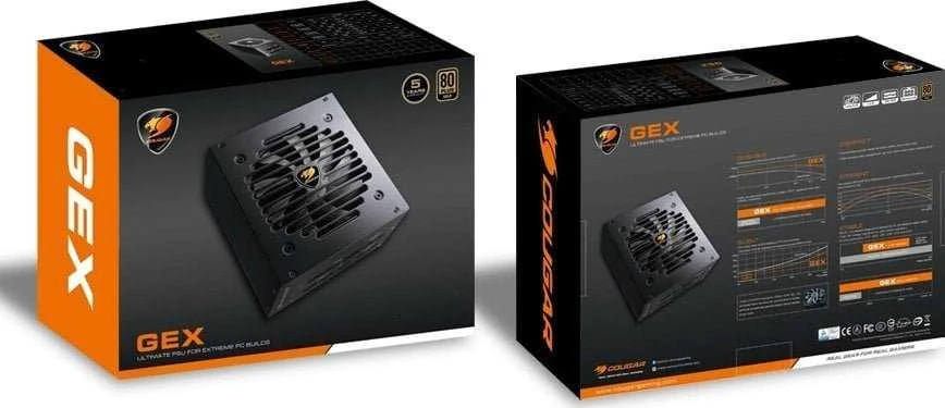 COUGAR CGRGEX-850 maitinimo blokas 850 W 20+4 pin ATX ATX Juoda