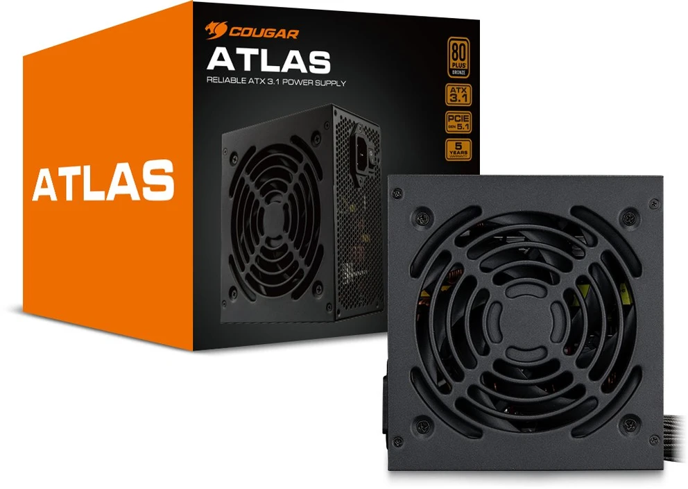 „COUGAR ATLAS 650“ maitinimo blokas, „80+ Bronze“, 650 W (ATX 3.1)