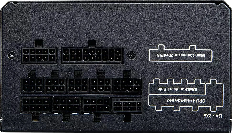 COUGAR CGRGDN-850 maitinimo blokas 850 W 20+4 pin ATX ATX Juoda