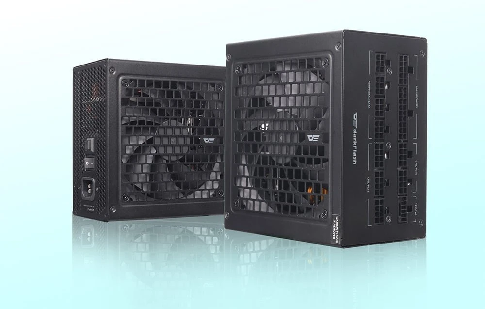 „DarkFlash PMT1050“ kompiuterio maitinimo šaltinis (juodas)