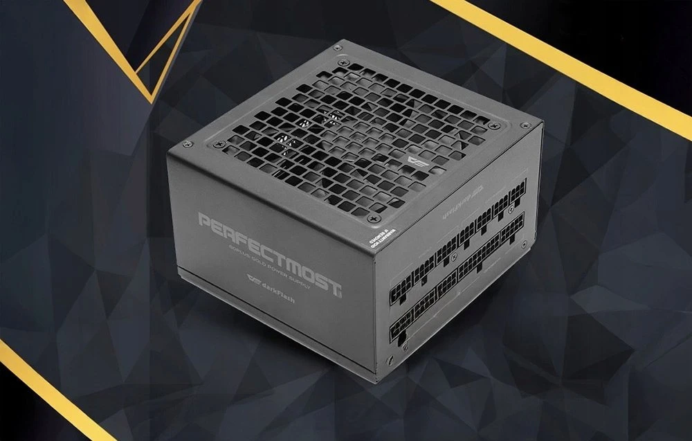 „DarkFlash PMT1250“ kompiuterio maitinimo šaltinis (juodas)