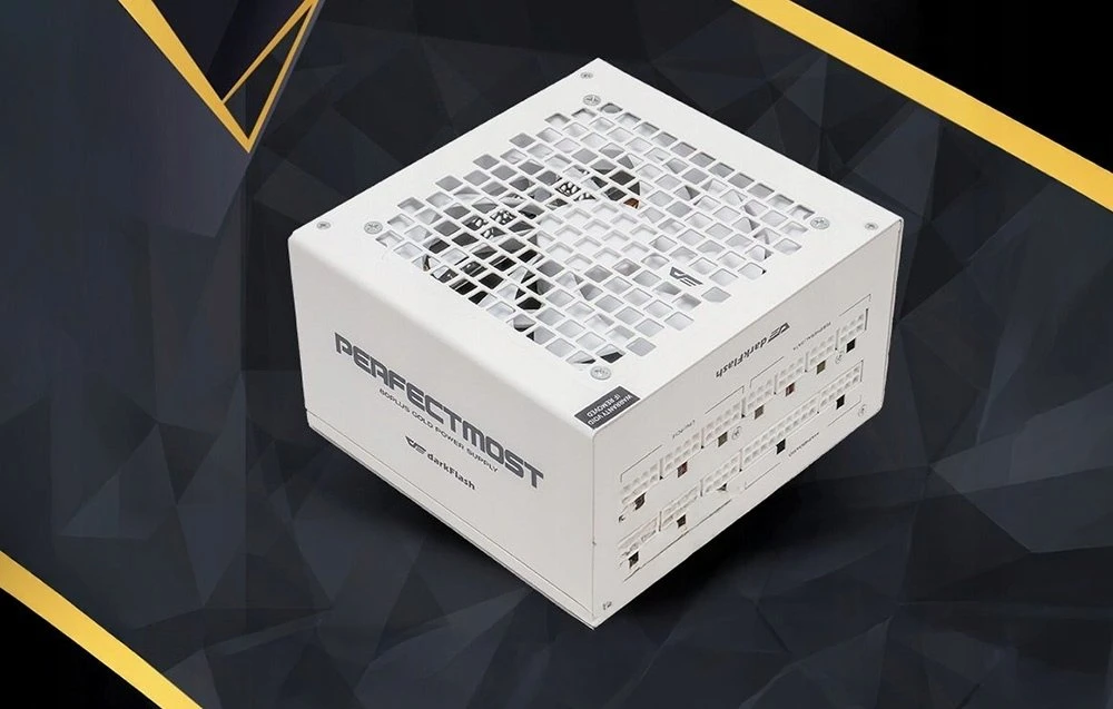 „DarkFlash PMT1050“ kompiuterio maitinimo šaltinis (baltas)