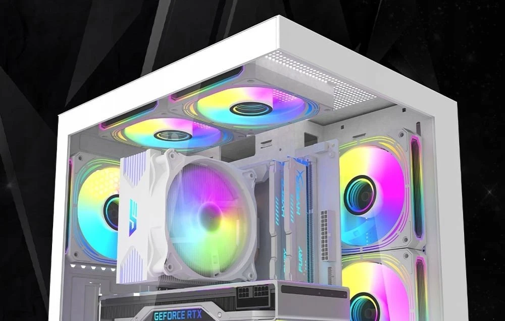 „DarkFlash PMT1250“ kompiuterio maitinimo šaltinis (juodas)