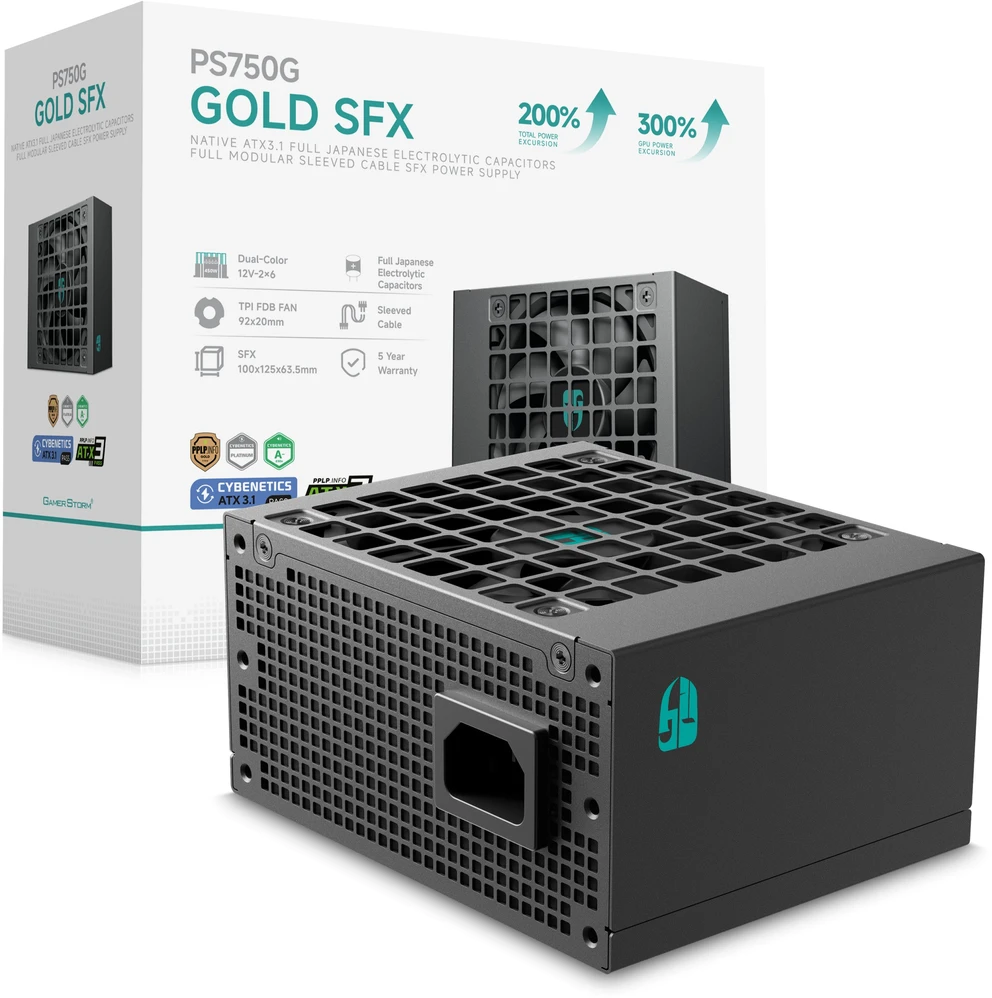 750W DeepCool PS750G SFX ATX 3.1 80 Plus Gold