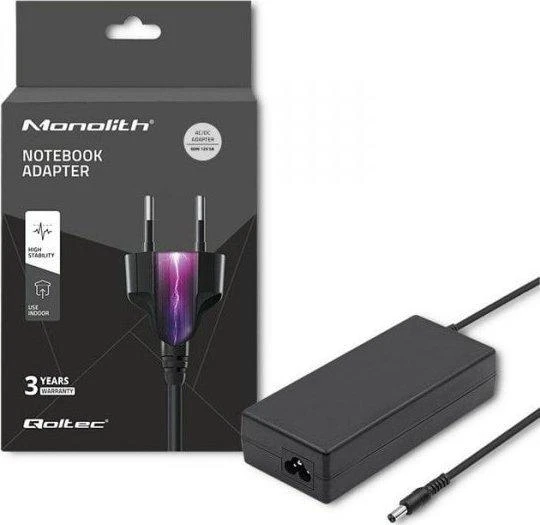 QOLTEC 50797 Prijunkite maitinimo šaltinį 60W 12V 5A 5,5x2,1 maitinimo laidas