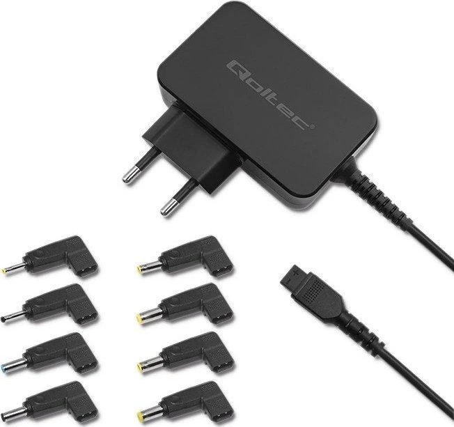 Qoltec 45W adapteris su 8 keičiamais jungčių antgaliais